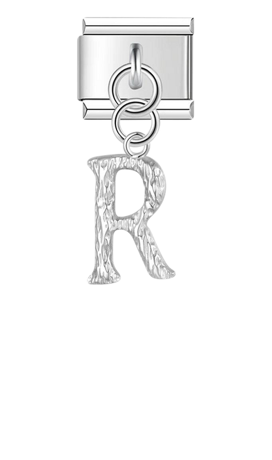 Letter R, Hanging, on Silver - letter-r-hanging-on-silver-charms-45941889663311.png
