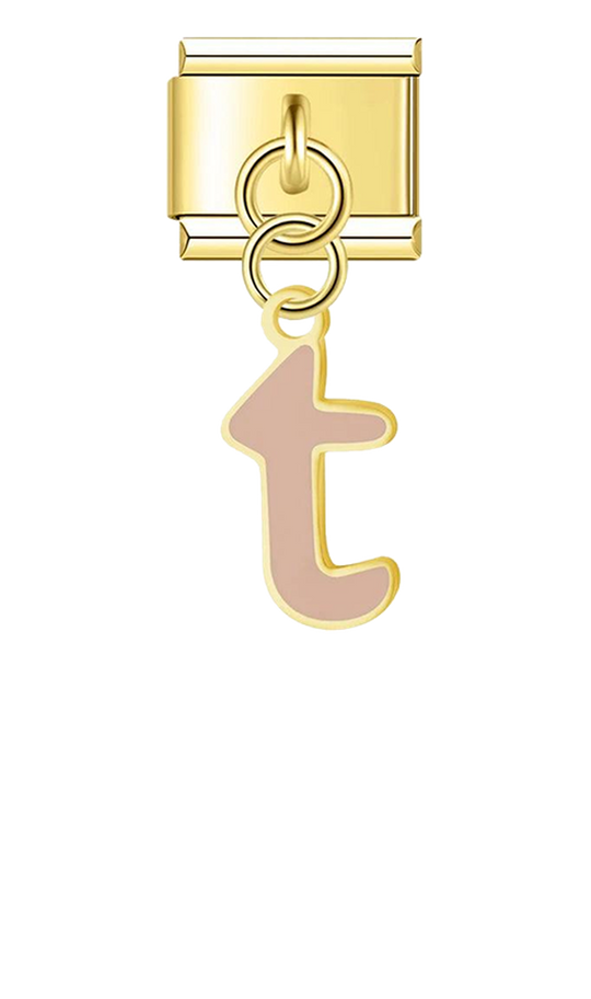 Letter T in Pink, on Gold - letter-t-in-pink-on-gold-charms-45962558275919.png