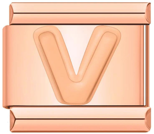 Letter V in Rose Gold, on Rose Gold - letter-v-in-rose-gold-on-rose-gold.png