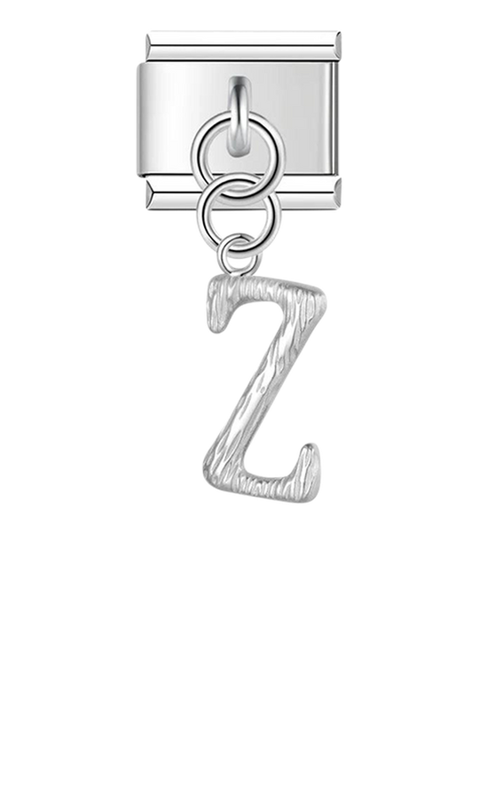 Letter Z, Hanging, on Silver - letter-z-hanging-on-silver-charms-45941891137871.png