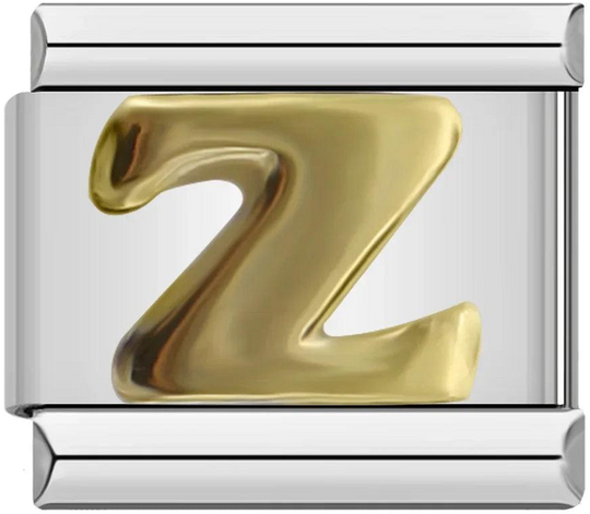 Letter Z in Gold, on Silver - letter-z-in-gold-on-silver-45322463347023.png