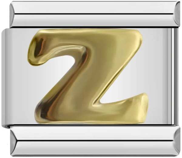 Letter Z in Gold, on Silver - letter-z-in-gold-on-silver-45322463347023.png