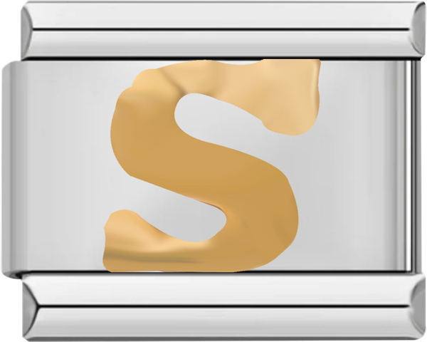 Letter S in Gold, on Silver - letter s in gold on silver.png