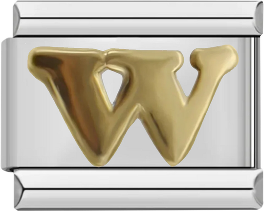 Letter W in Gold, on Silver - letter w in gold on silver.png