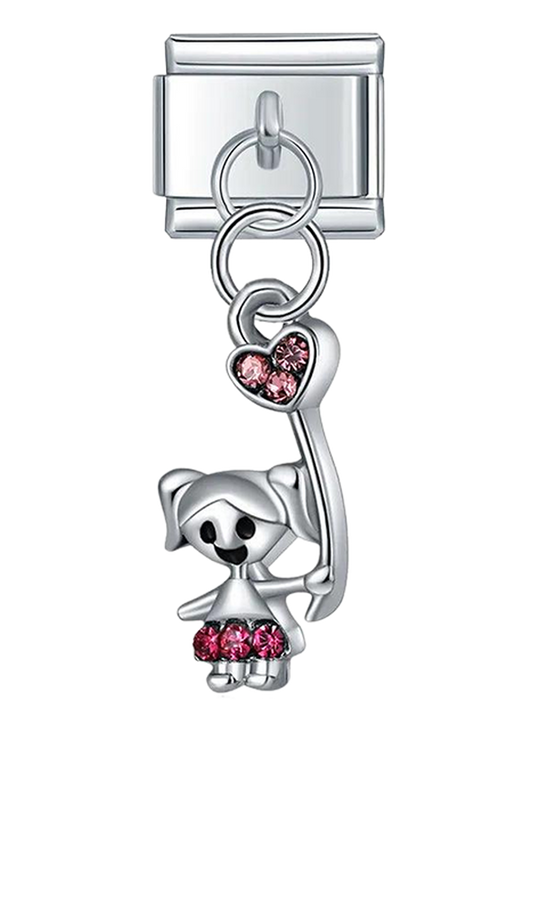 Little Girl and her Heart Balloon with Stones, on Silver - little-girl-and-her-heart-balloon-with-stones-on-silver-charms-45928144863567.png
