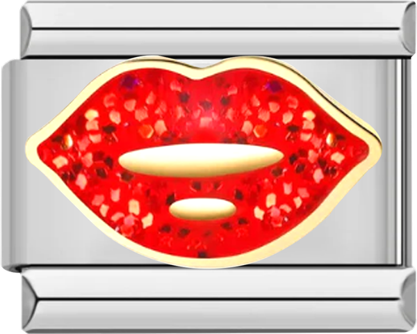 Luscious Glitter Mouth, on Silver - luscious glitter mouth on silver.png