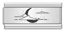 Moon and Clouds, on Silver - moon-and-clouds-on-silver-charms-45929021997391.webp