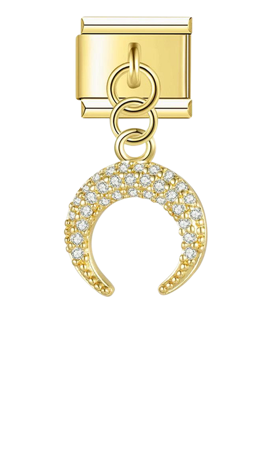 Moon in Gold with Stones, on Gold - moon-in-gold-with-stones-on-gold-charms-45931155947855.png