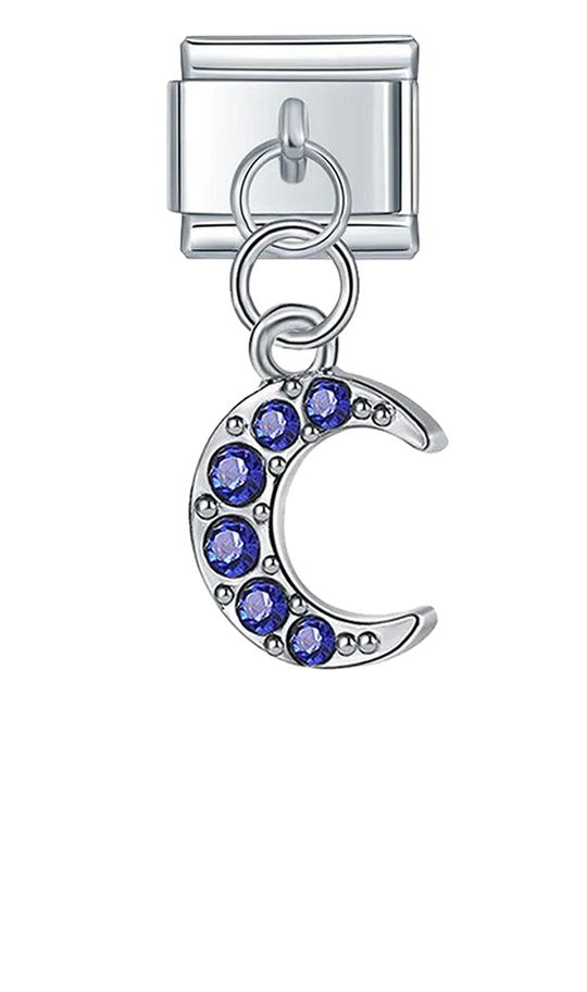 Moon with Blue Stones, on Silver - moon-with-blue-stones-on-silver-charms-45928145092943.png