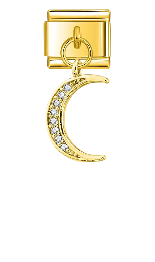Moon with White Stones, on Gold - moon-with-white-stones-on-gold-charms-45941694169423.png