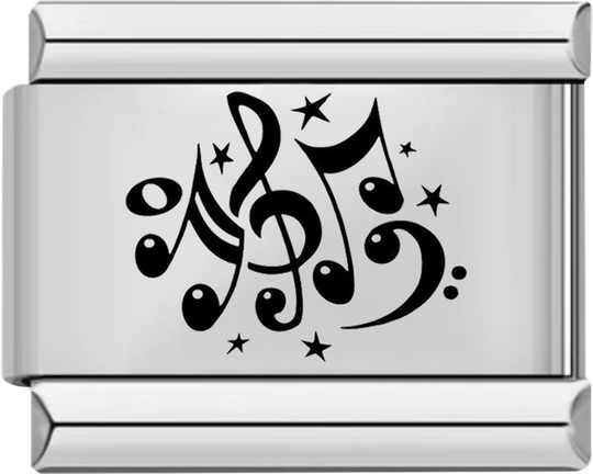 Musical Notes, on Silver - musical notes on silver.png