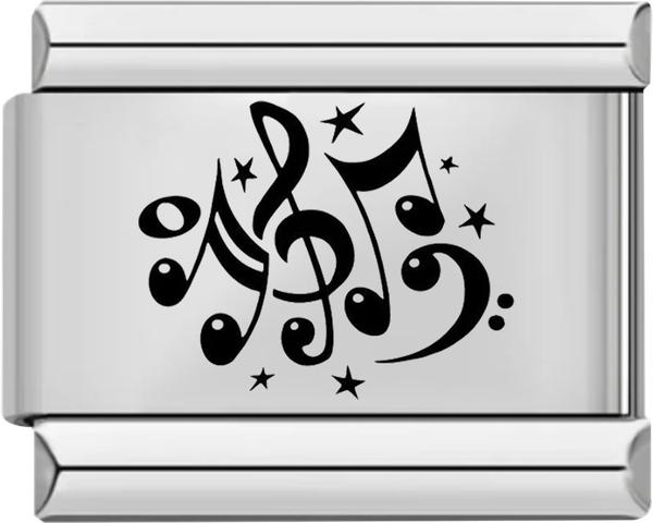 Musical Notes, on Silver - musical notes on silver.png