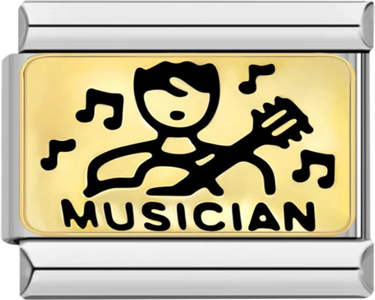 Musician, Gold Plate, on Silver - musician gold plate on silver.png