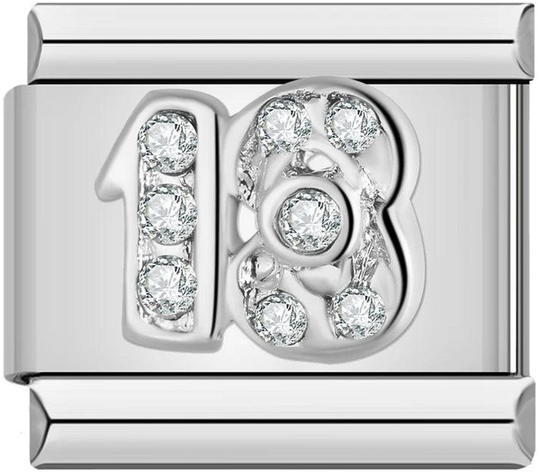 Number 18 in Silver and White Stones - number-18-in-silver-and-white-stones-45411572121935.png