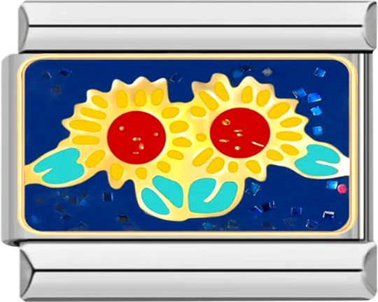 Pair of Sunflowers at Night - pair of sunflowers at night.png