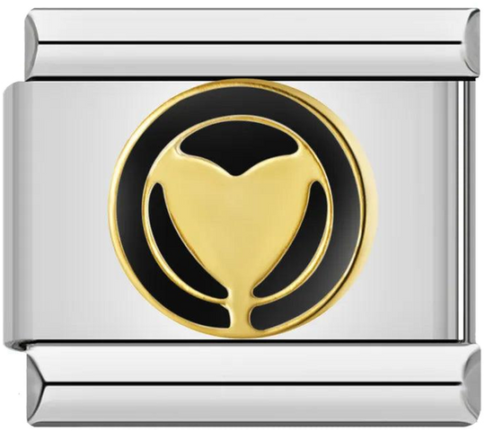 Peace Symbol, Black with Gold Heart - peace-symbol-black-with-gold-heart-45393533075791.png