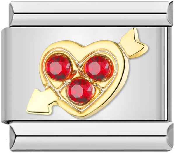 Pierced Heart with Gold Arrow and Red Stones - pierced-heart-with-gold-arrow-and-red-stones-45413192433999.png
