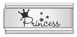 Princess and her Crown, on Silver - princess-and-her-crown-on-silver-charms-45934235844943.webp
