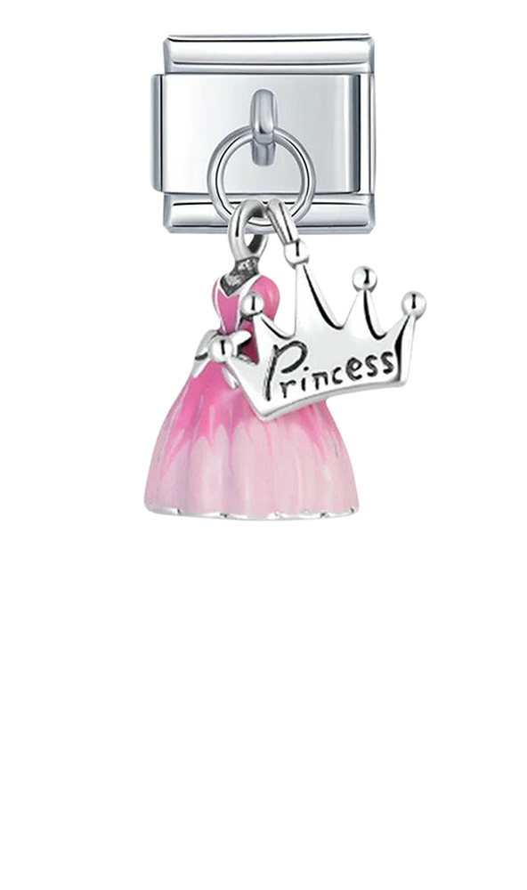 Princess Dress, on Rose Gold - princess-dress-on-rose-gold-charms-45932573720911.png