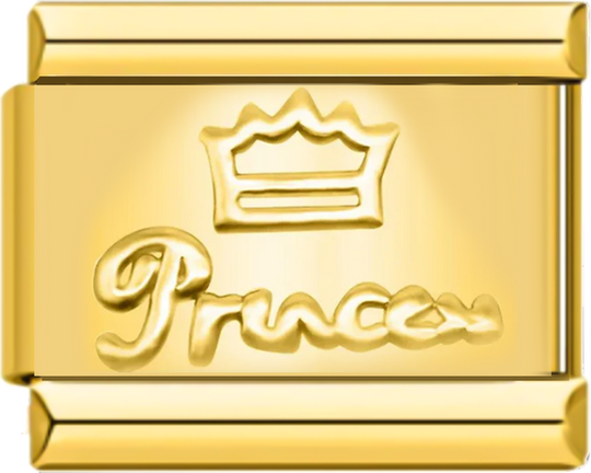 Princess with Crown, on Gold - princess with crown on gold.png
