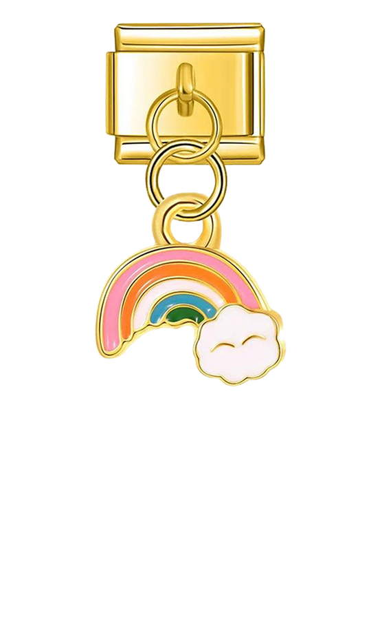 Regenbogen auf Gold