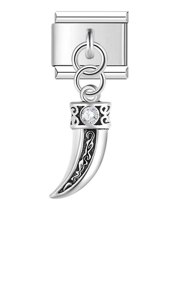 Royal Claw with Stone, on Silver - royal-claw-with-stone-on-silver-charms-45960923152719.png