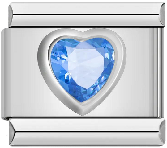 Silver Heart with Blue Stone, on Silver - silver-heart-with-blue-stone-on-silver-45921888108879.png