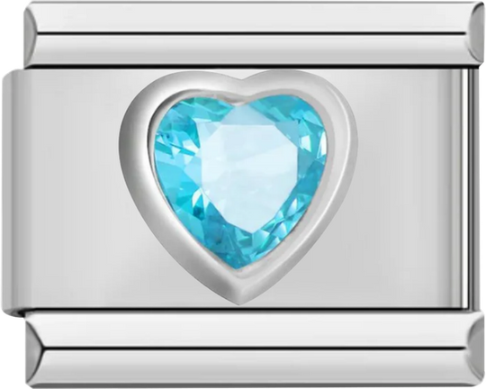 Silver Heart with Turquoise Stone, on Silver - silver heart with turquoise stone on silver.png