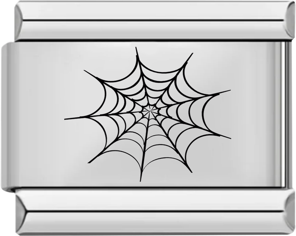 Spider Web Black, on Silver - spider web black on silver.png