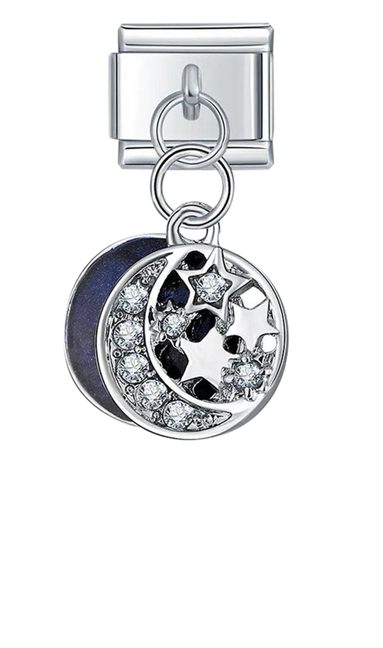 Starry Moon with Stones, on Silver - starry-moon-with-stones-on-silver-charms-45961147842895.png