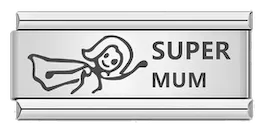 Super Mum, on Silver - super-mum-on-silver-charms-45934235550031.webp