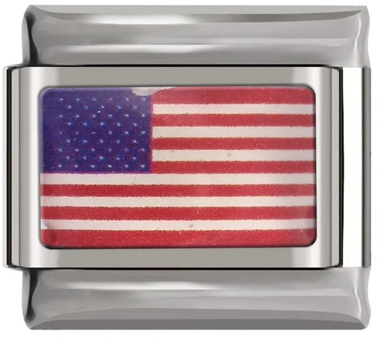 United States Flag, on Silver - united-states-flag-on-silver-45928970060111.png