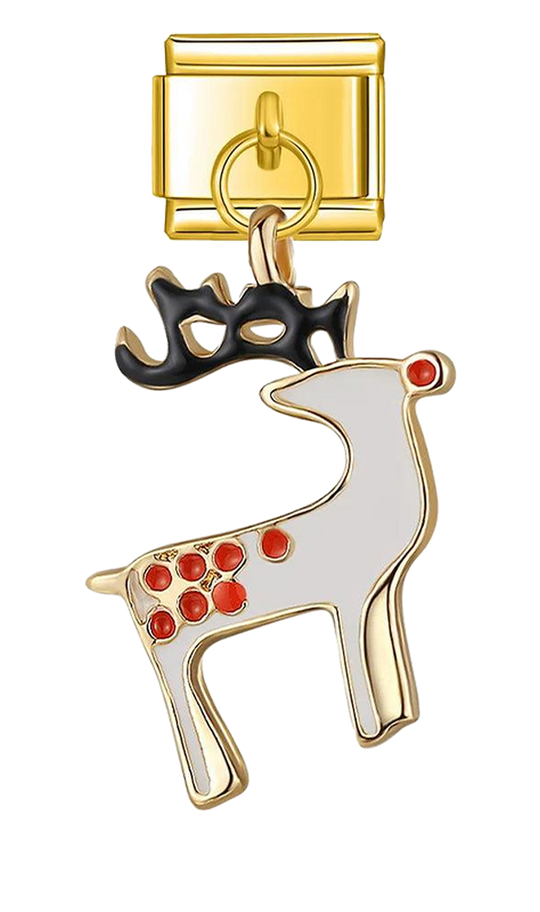 White Christmas Reindeer and Black Horns - white-christmas-reindeer-and-black-horns-charms-45394733826383.png