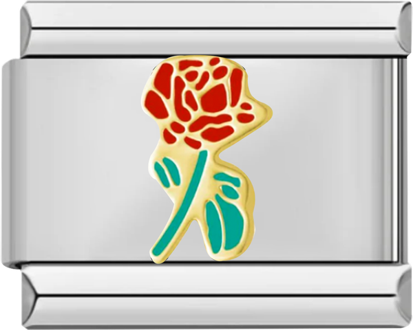 Whole Red Rose with Its Green Stem - whole red rose with its green stem.png