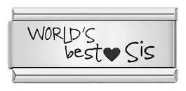 World's Best Sis, on Silver - world-s-best-sis-on-silver-charms-45934178795855.webp
